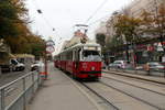 Wien Wiener Linien SL 49 (E1 4542 + c4 1360) XV, Rudolfsheim-Fünfhaus, Hütteldorfer Straße (Hst.