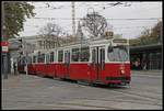 Wiener Linien E2 4091 als Linie 71 in Wien Dr.Karl Renner Ring am 30.10.2019.