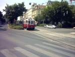 M-Triebwagen  Zubringerdienst zum Tramwaytag im Straenbahnbetriebsbahnhof Hernals  19.06.2003 Universittsstrae