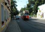 Wien Wiener Linien SL 38 (E2 4001 (SGP 1977/78)) XIX, Döbling, Grinzing, Grinzinger Allee / Sandgasse am 5.