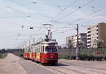 Wien Wiener Stadtwerke-Verkehrsbetriebe (WVB) SL 167 (E1 4650 (SGP 1967)) X, Favoriten, Oberlaa-Stadt, Per-Albin-Hansson-Siedlung-Ost am 16.