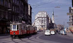 Wien Wiener Stadtwerke-Verkehrsbetriebe (WVB) SL A (M 4036 (Simmeringer Waggonfabrik 1928)) II, Leopoldstadt, Praterstraße / Aspernbrückengasse am 14.