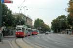 Wien Wiener Linien SL 1 (E1 4848 (SGP 1975)) I, Innere Stadt, Opernring / Eschenbachstraße am 5.