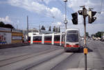 Wien Wiener Linien SL 26 (B 656) XXI, Donaustadt, Kagran, Wagramer Straße / Donaufelder Straße / Kagraner Platz im Juli 2005.