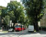 Wien Wiener Linien SL 40 (E2 4035 (SGP 1979)) XVIII, Währing, Gersthof, Herbeckstraße am 5.