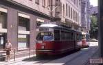 Wien Wiener Stadtwerke-Verkehrsbetriebe (WVB) SL 66 (E1 4740 (SGP 1971)) IV, Wieden, Graf-Starhemberg-Gasse am 16.