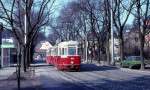 Wien Wiener Stadtwerke-Verkehrsbetriebe (WVB) SL 43 (L4 578 (SGP 1961)) XVII, Hernals, Dornbach, Alszeile am 28. Jänner 1974. - Scan eines Diapositivs. Film: Kodak Ektachrome. Kamera: Minolta SRT-101.