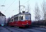 Wien Wiener Stadtwerke-Verkehrsbetriebe (WVB) SL G2 (L4 542 (SGP 1961)) XIX, Döbling, Heiligenstadt, Geweygasse am 28.