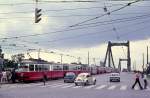 Wien Wiener Stadtwerke-Verkehrsbetriebe (WVB) SL 26 (E1 4780 (SGP 1972)) II, Leopoldstadt, Mexikoplatz / Reichsbrücke am 19.