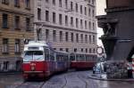 Wien Wiener Stadtwerke-Verkehrsbetriebe (WVB) SL 8 (E1 4514 (Lohnerwerke 1972)) XIX, Döbling, Oberdöbling, Glatzgasse / Döblinger Gürtel am 21.