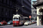 Wien Wiener Stadtwerke-Verkehrsbetriebe (WVB) SL 58 (E 4411 (Lohnerwerke 1961)) I, Innere Stadt, Elisabethstraße / Eschenbachgasse am 16.