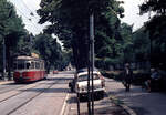 Wien Wiener Stadtwerke-Verkehrsbetriebe (WVB) SL 41 (D1 4304 (Karrosseriefabrik Gräf & Stift 1959)) XVIII, Währing, Pötzleinsdorfer Straße im Juli 1975.