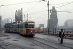 Wien Wiener Stadtwerke-Verkehrsbetriebe (WVB) SL AK (c3 1202 (Lohnerwerke 1960)) I, Innere Stadt, Franz-Josefs-Kai / Schottenring am 3.