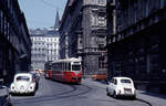 Wien Wiener Stadtwerke-Verkehrsbetriebe (WVB) SL 5 (c3 1277 (Lohnerwerke 1961)) VI, Mariahilf, Millergasse am 3.