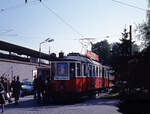 Wien Wiener Stadtwerke-Verkehrsbetriebe (WVB) SL 31/5 (M 4006 (Grazer Waggonfabrik 1927)) XXI, Floridsdorf, S-Bahnhof Floridsdorf am 30.