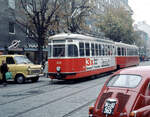 Wien Wiener Stadtwerke-Verkehrsbetriebe (WVB) SL 6/ (T2 423 (Lohnerwerke 1956; Umbau ex T 423)) Quellenstrasse am 2.