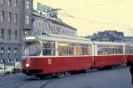 Wien WVB SL 6 (E2 4003) Mariahilfer Grtel / Mariahilfer Strasse im Oktober 1978.