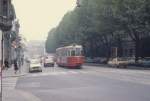 Wien WVB SL 42 (C1 156) Whringer Strasse / Sensengasse im Oktober 1978.