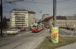 Wien WVB SL A (E1 4553) Aspernbrcke im Oktober 1979.