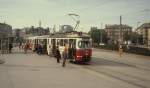 Wien WVB SL E2 (E1 4837) Karlsplatz im Oktober 1979.