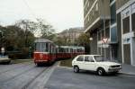 Wien WVB SL 64 (c5 1416) Schedifkaplatz im Oktober 1979.