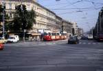 Wien WVB SL O (E 4407) Laxenburger Strasse / Quellenplatz im Juli 1992.