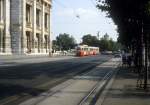 Wien WVB SL 1 (E1 4681) Dr.-Karl-Lueger-Ring / Burgtheater im Juli 1992.