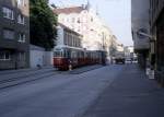 Wien WVB SL 72 (c3 1189) Erdbergstrasse / Schlachthausgasse im Juli 1992.