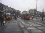 Wien Wiener Linien SL 1 (E1 4864) / SL 2 (C4 1335) Schwedenplatz am 19.