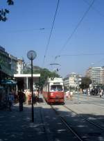 Wien WL SL 1 (E1 4851) Schwedenplatz im Juli 2005.