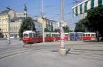 Wien WL SL 5 (E1 4757) Praterstern im Juli 2005.