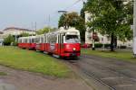 Wien Wiener Linien SL 6 (E1 4508 + c4 1316) Linke Wienzeile / Margaretengürtel am 11.