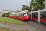 Wien Wiener Linien SL 18 (E2 4091 + c5 1491) Linke Wienzeile / Margaretengürtel am 11.