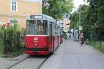 Wien Wiener Linien SL D (c5 1474 + E1 4074) Nussdorf, Beethovengang am 10.