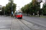 Wien Wiener Linien SL D (E2 4029) Universitätsring / Josef-Meinrad-Platz / Volksgarten am 11.