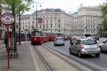 Wien Wiener Linien SL 2 (E2 4068) Schubertring am 1. Mai 2015.