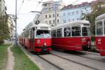 Wien Wiener Linien SL 6 (E1 4507 / E1 4513 + c3 1222) Gellertplatz am 30.