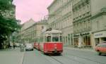 Wien Wiener Verkehrsbetriebe SL E2 (L4 561 (SGP 1961) + l3 + l3) Währinger Straße / Teschnergasse am 21.