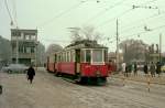 Wien Wiener Verkehrsbetriebe Allerheiligenverkehr 1975: SL 46Z (M 4053 + m3 53xx + m) Zentralfriedhof 2.