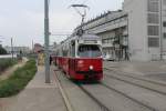 Wien Wiener Linien SL 6 (E1 4523 (Lohner 1973) + c3 1234 (Lohner 1961)) Svetelskystraße / Lichnovskygasse (Hst.