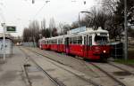 Wien Wiener Linien SL 6 (E1 4505 + c3 1222) Kaiserebersdorf, Etrichstraße / Kaiserebersdorfer Straße / Zinnergasse am 15.