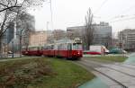 Wien Wiener Linien SL 2 (E2 4054 + c5 1454) Julius-Raab-Platz am 18.