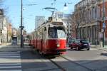 Wien Wiener Linien SL D (E2 4003) Schottenring / Wipplingerstraße / Börse am 20.