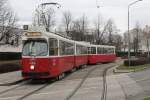 Wien Wiener Linien SL 67 (E2 4306 (Rotax 1978) + c5 1506 (Rotax 1989)) Otto-Probst-Straße /  Tesarekplatz am 15.