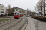 Wien Wiener Linien SL 67 (E2 4304 (Rotax 1978) + c5 1504 (Rotax 1989)) Otto-Probst-Straße / Tesarekplatz 15.