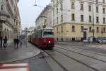 Wien Wiener Linien SL 49 (E1 4550 (Rotax 1975)) Siebensterngasse / Stiftgasse (Hst.