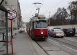 Wien Wiener Linien SL D (E2 4083 (SGP 1988)) Prinz-Eugen-Straße (Hst.