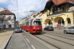 Wien Wiener Linien SL 43 (E1 4855 + c4 1351) Dornbach, Dornbacher Straße / Knollgasse am 24.