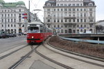 Wien Wiener Linien SL 43 (E1 4844 + c4 1354) Innere Stadt, Schottentor am 16.