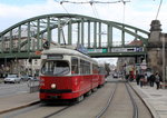 Wien Wiener Linien SL 43 (E1 4855 + c4 1351) Hernals, Hernalser Hauptstraße / S-Bhf.